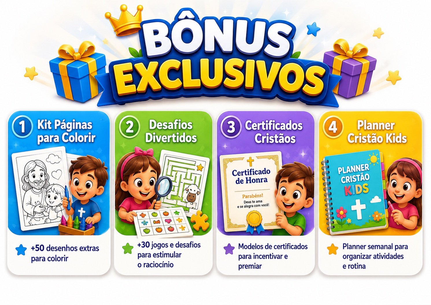 Bônus exclusivos